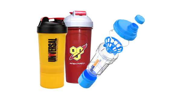 Max Muscle Smart Shaker-550ML-Clear Blue