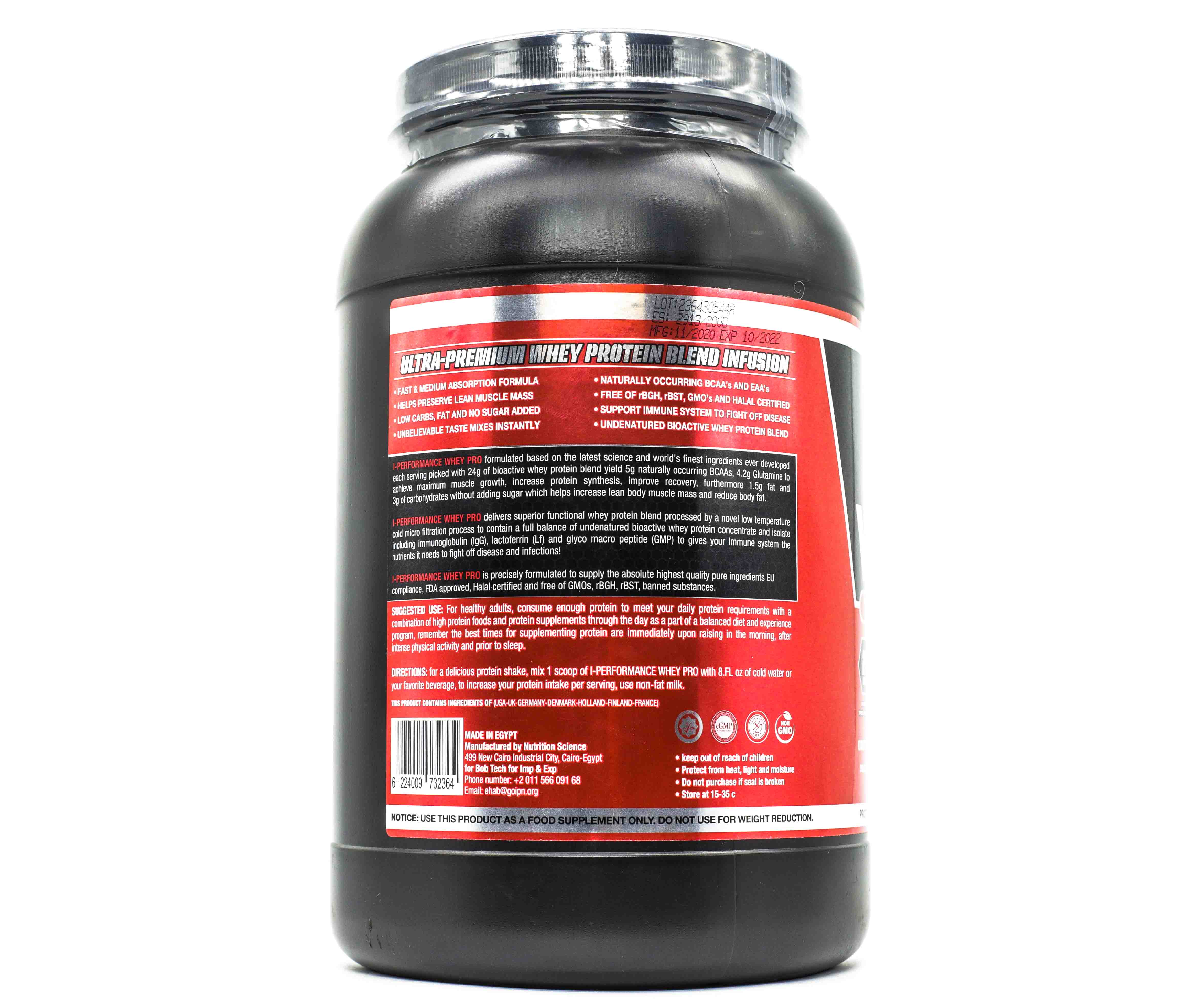 I-Performance Whey Pro-28Serv.-938G.-Perfect Chocolate