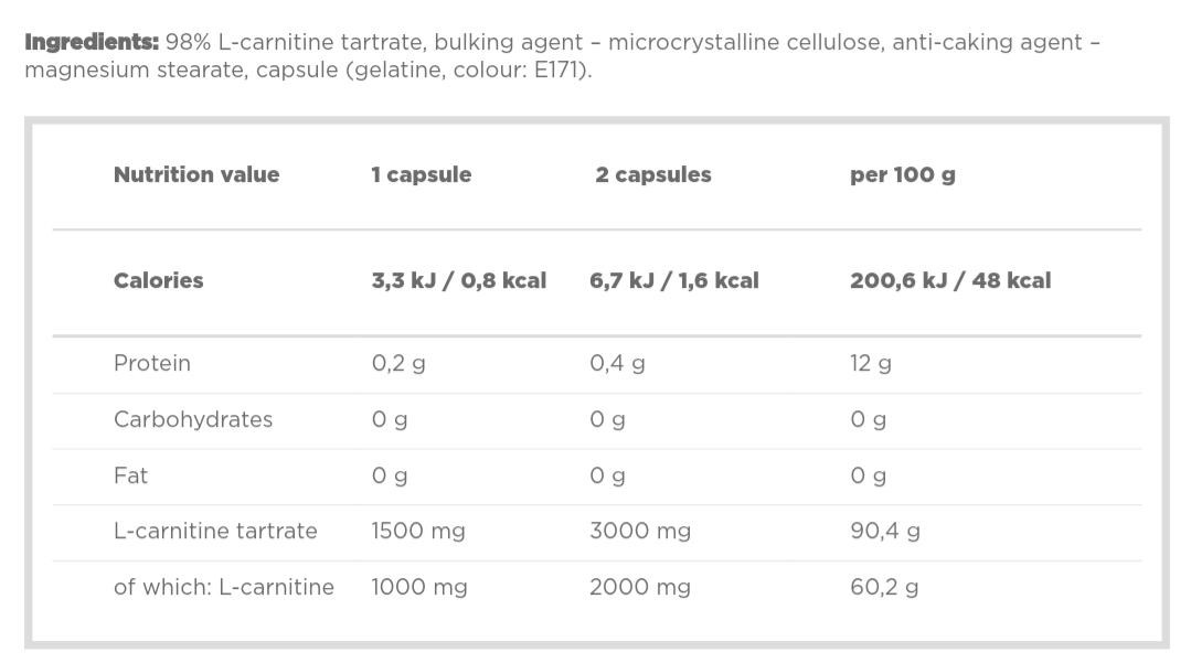 Olimp L carnitine 1500 extreme-120Serv.-120Caps.