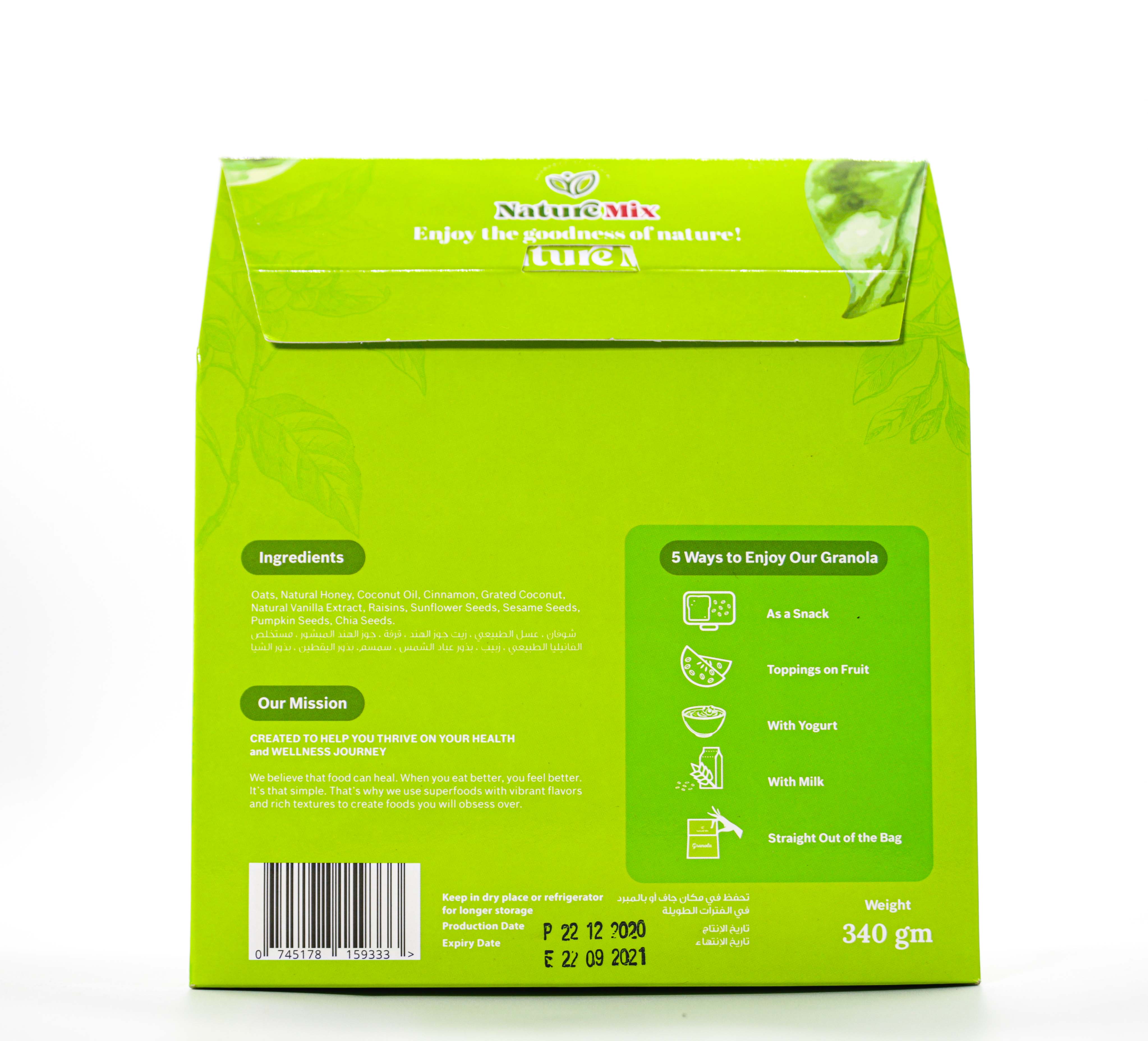 Nature Mix Granola Super Seeds -10Serv.-340G