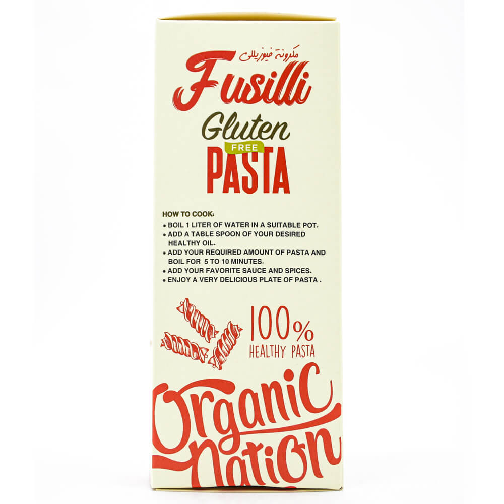 Organic Nation Fusilli Gluten Free Pasta-350G