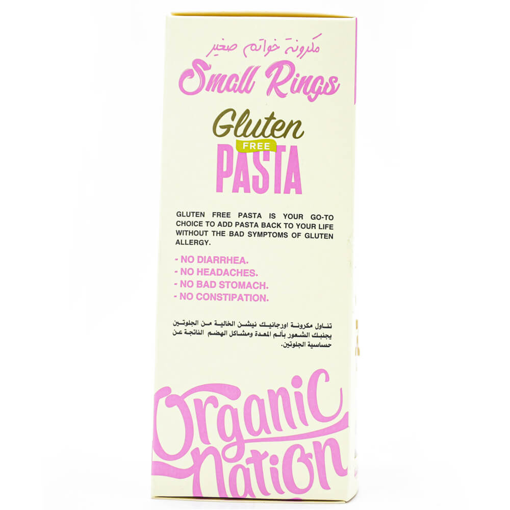 Organic Nation Small Rings Gluten Free Pasta-350G