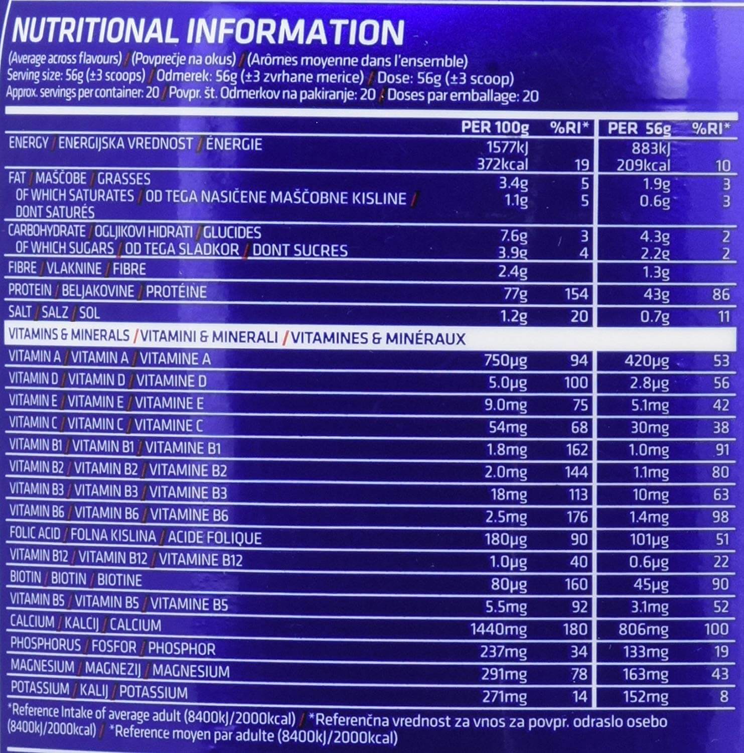 Usn Pure-GF1 Protein-20Serv.-1KG-Strawberry facts