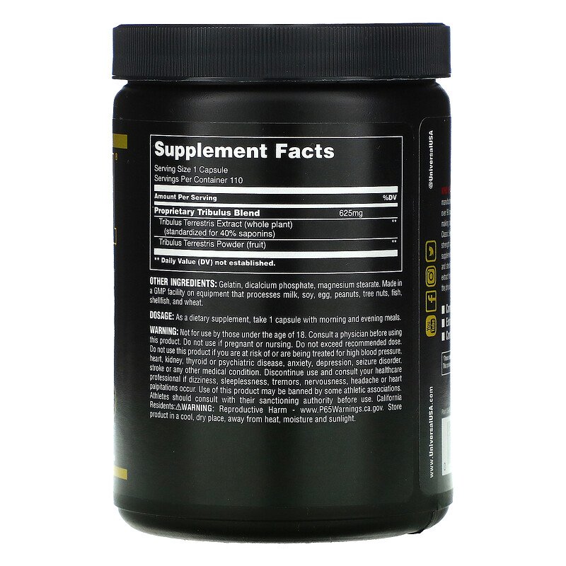 Universal Tribulus Pro-110Serv.-110Caps.