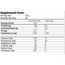 Challenger Nutrition Whey Isolate-60Serv.-1800G-Strawberry supplement fact