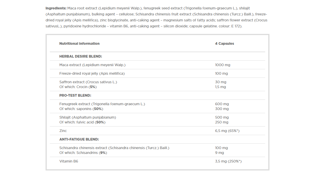 Olimp Sport Nutrition Fortest-30Serv.-120Caps.