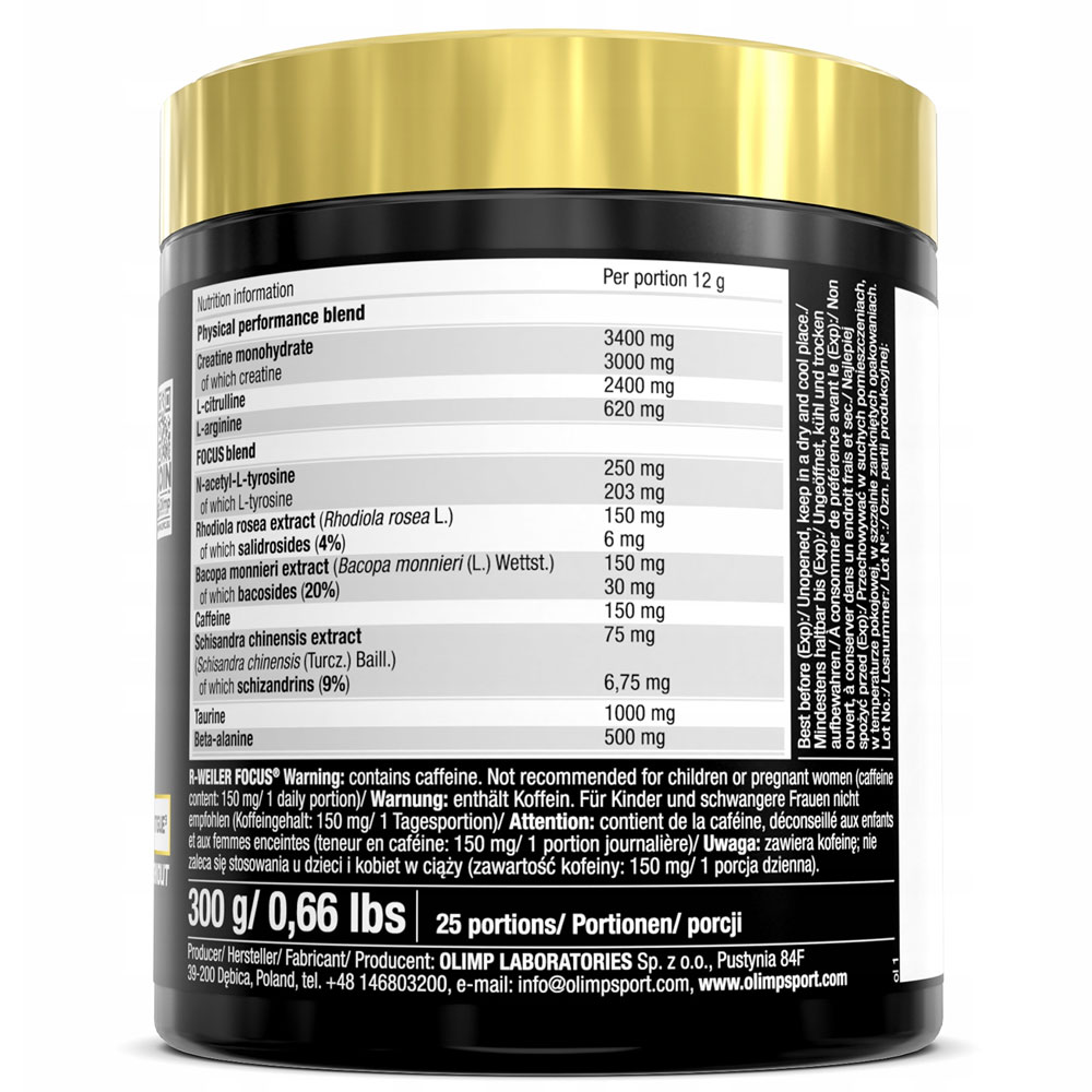 Olimp Sport Nutrition R-Weiler Focus-25Serv.-300G-Cola