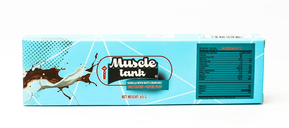 Sci-Gen Muscle Tank  Protein Bar-Vanilla facts