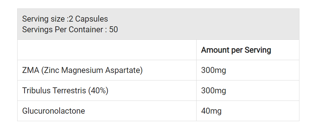 USN Testo Tribulus-50Serv.-100Caps.