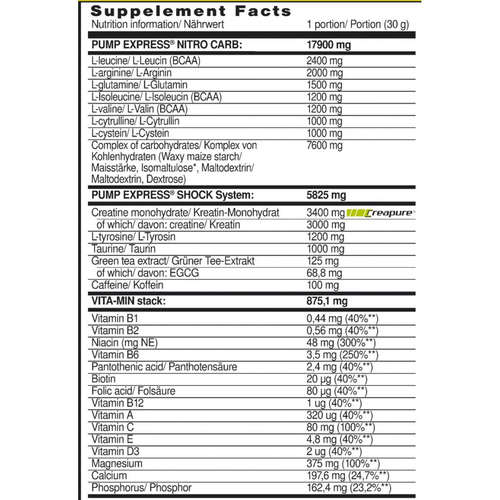 Olimp Sport nutrition Pump Express-22Serv.-660G-Forest Fruits