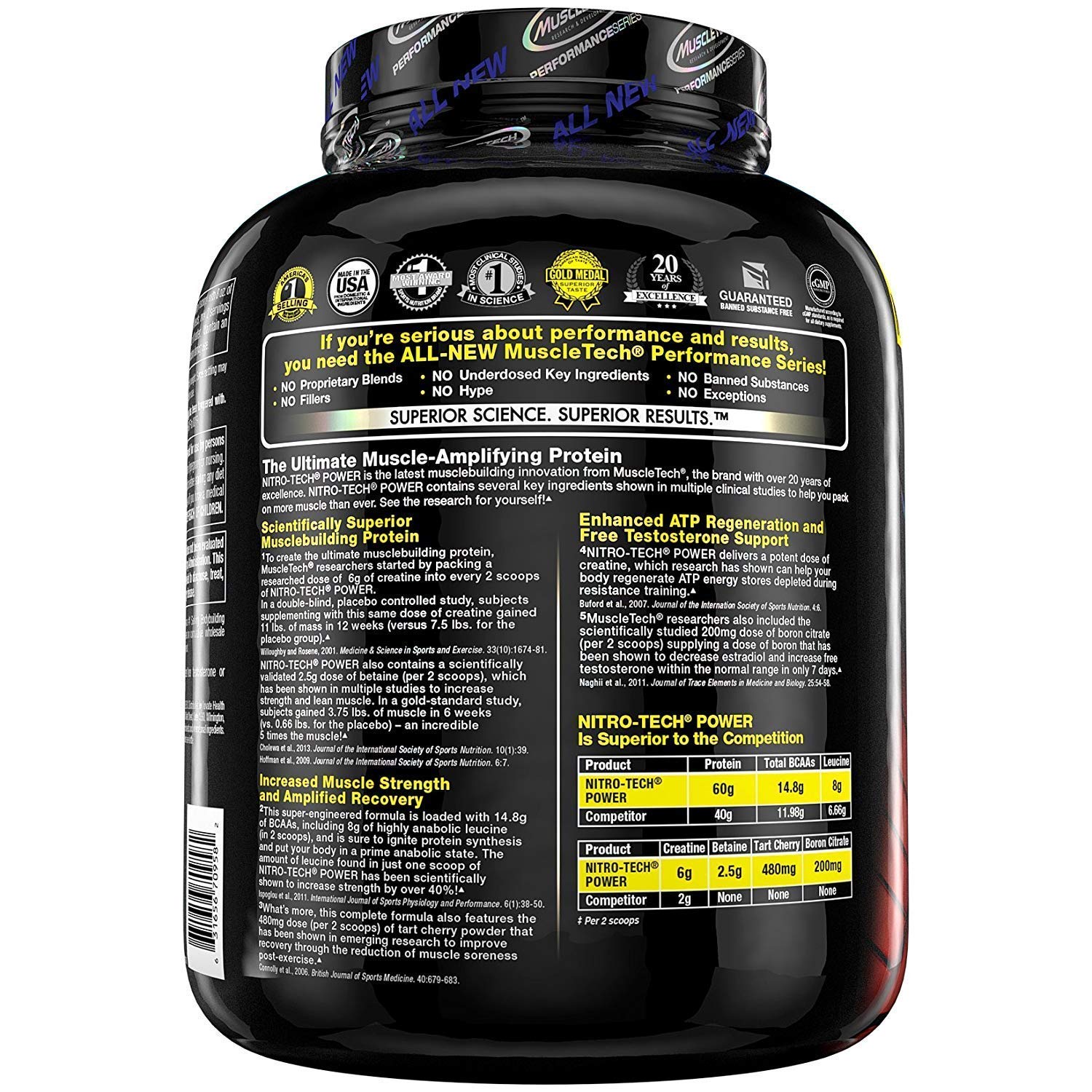 Muscletech Nitrotech Power-38Serv.-1.81KG-Triple Chocolate Supreme