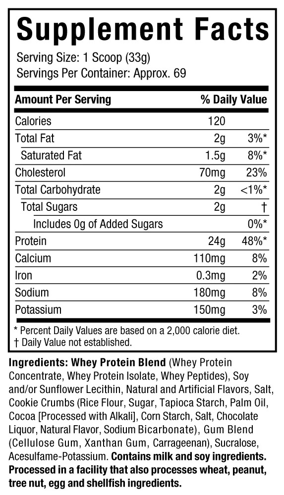 Muscletech Nitrotech 100% Whey Gold-76Serv.-2.50KG-Cookies And Cream