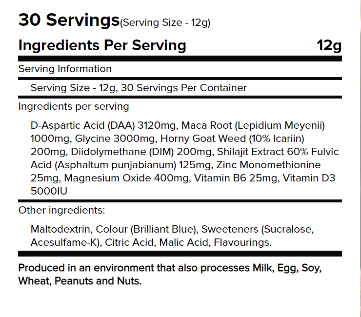 Warrior Test Optimal Hormone Support-30Serv.-360G-Fruit Salad