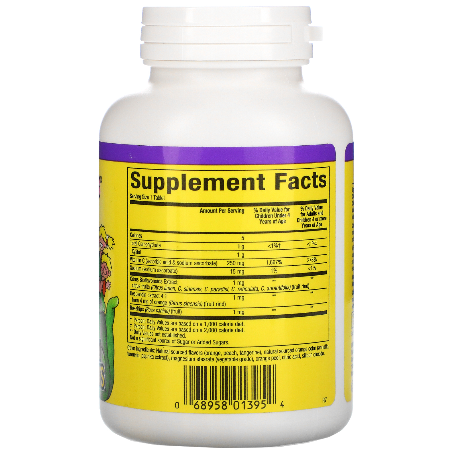 Bigfriends Vitamin C 250Mg-90serv.-90Chewable Tabs.