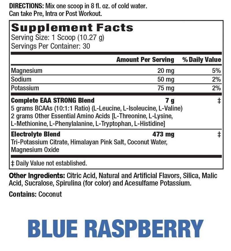 MHP EAA STRONG- 30Serv.303G.-Blue raspberry