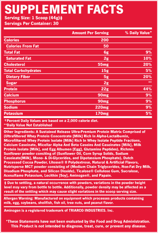 Bsn Syntha-6 Ultra Premium Protein Matrix-48Serv.-2.27KG-Chocolate Milkshake