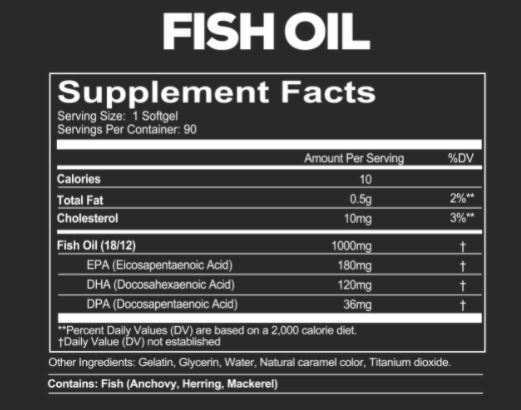 Puritan's Pride OMEGA-3 Fish Oil 1000mg-100Serv.-100Softgels