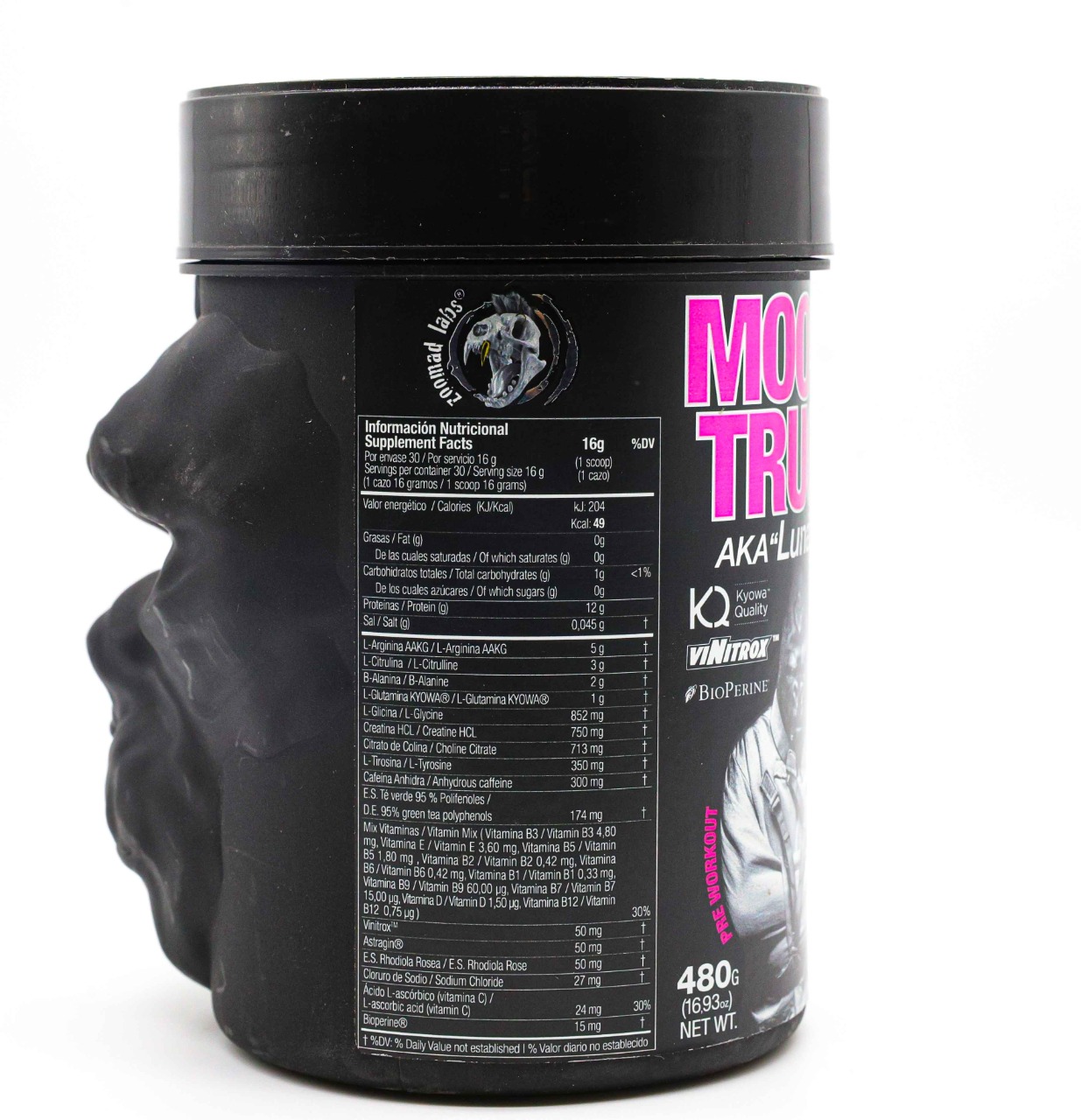 Zoomad Labs MOONS TRUCK PRE-WORKOUT - 480G-Strawberry Cream