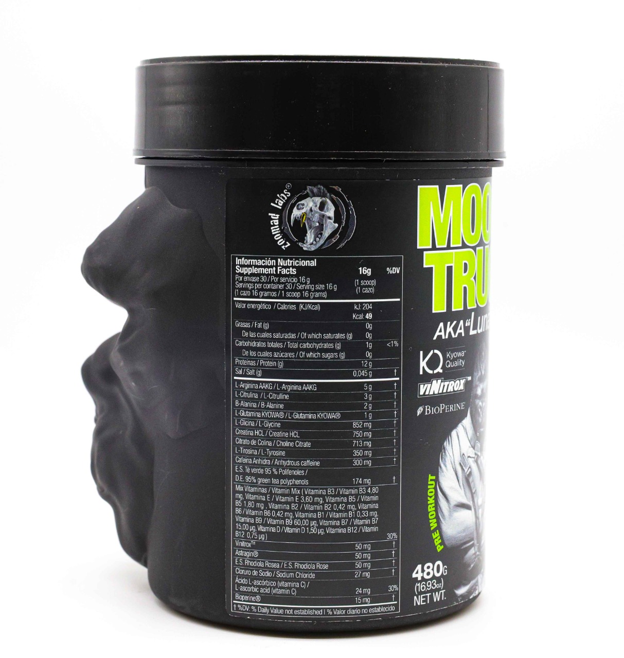 Zoomad Labs MOONS TRUCK PRE-WORKOUT - 480G-Tropic Madness