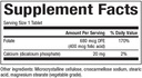 Natural Factors Folic Acid 400Mcg-90Serv.-90Tabs.