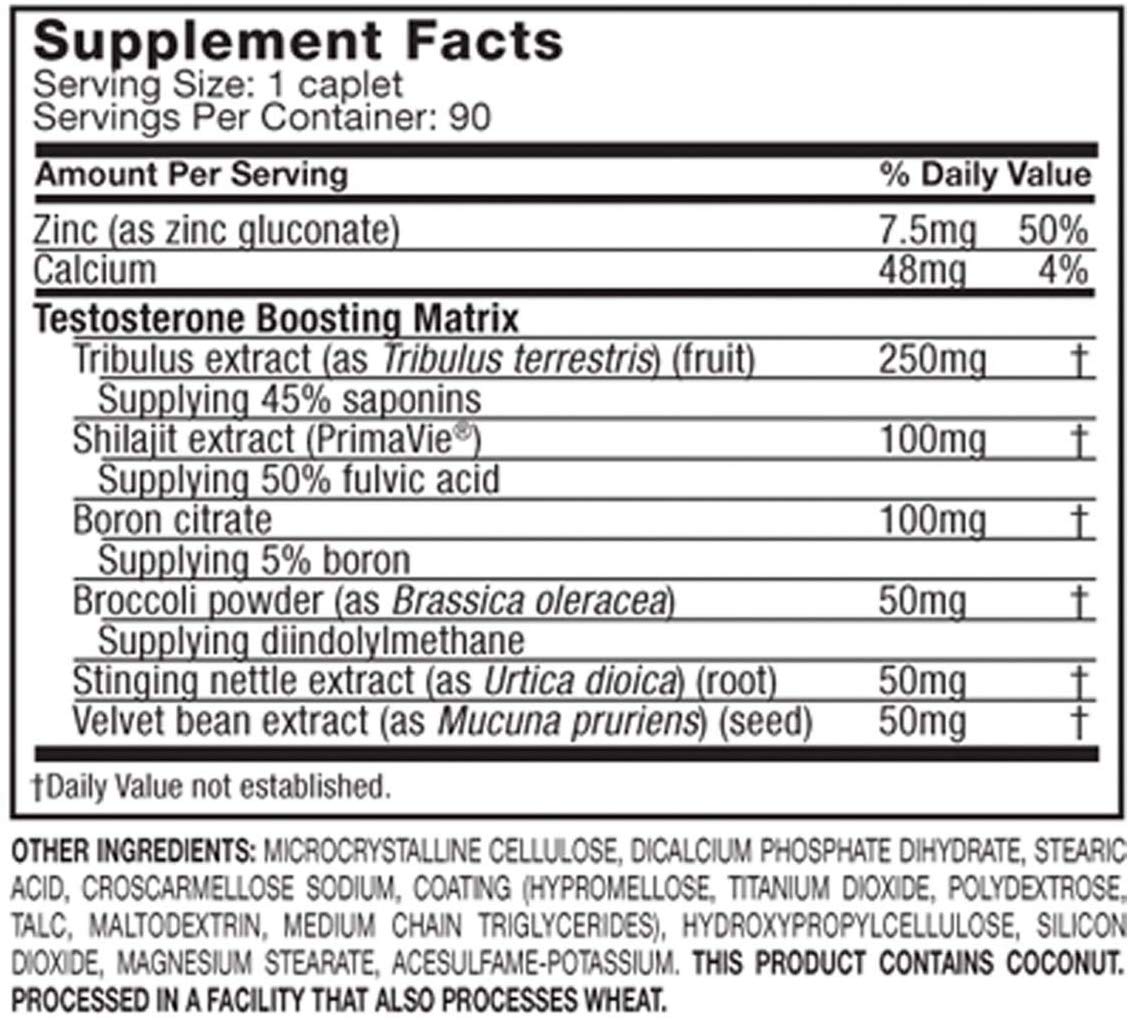 Muscletech Performance Series Test HD Hardcore Testosterone booster-90Serv-90Caps.