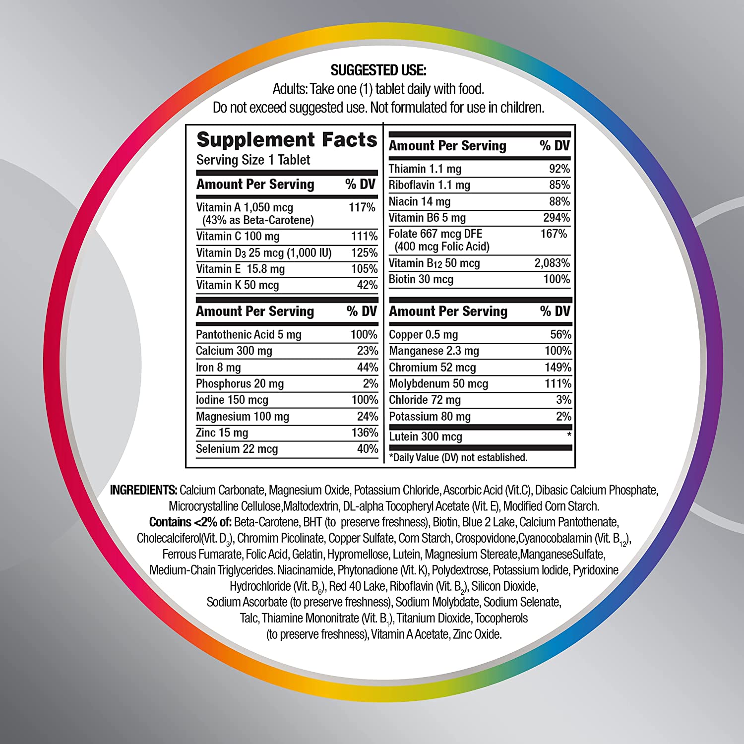 Centrum Silver Multivitamin For Women 50+ -200Serv.-200Tabs.