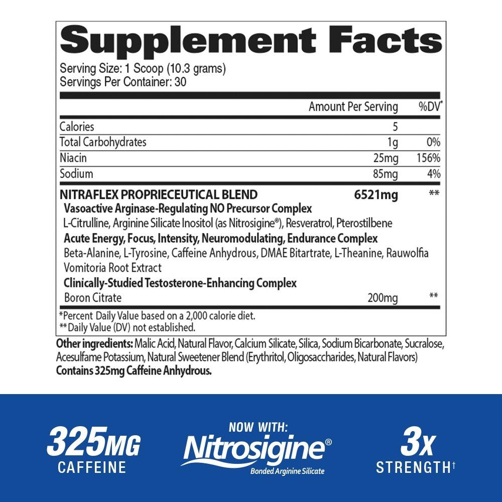 Gat Sport Nitraflex Pre-workout-30Serv.-300G-Strawberry Mango