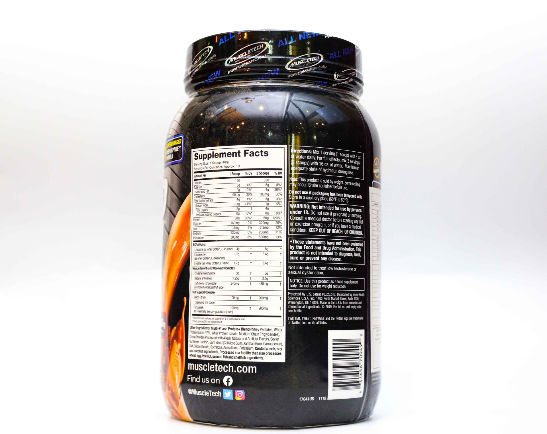 Muscletech Nitrotech power-19Serv.-907G-Triple Chocolate Supreme