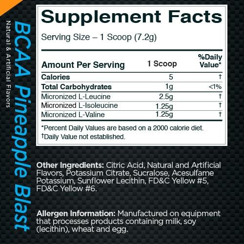 Rule One BCAAs-60Serv.-426G-Pineapple Burst