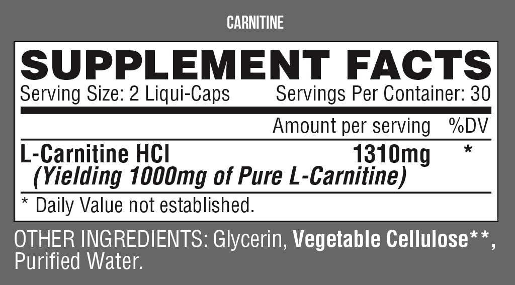 Nutrex Research Lipo 6 carnitine-60Serv.-120Caps.