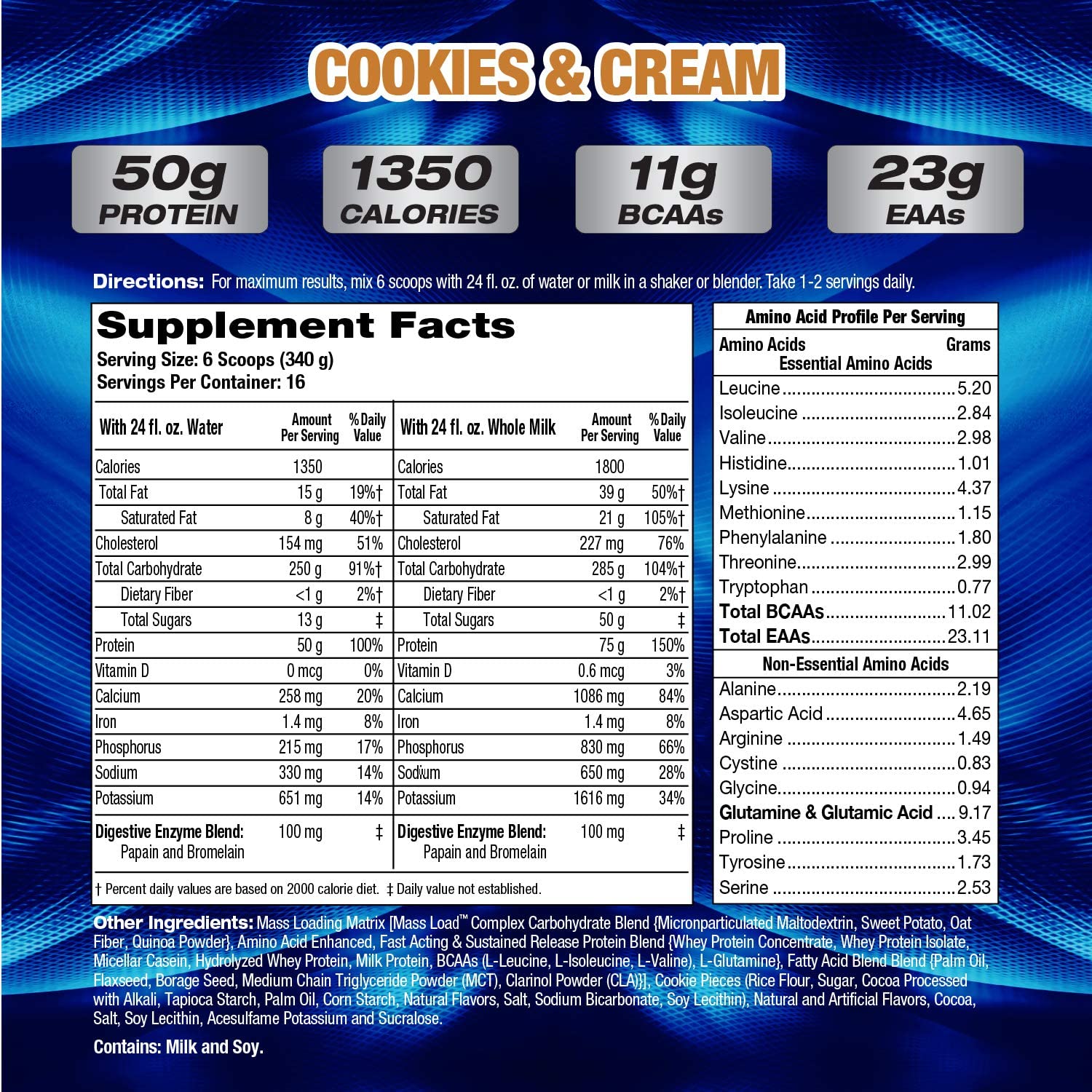 Mhp Up Your Mass XXXL1350-16Serv.-5.456Kg.-French Vanilla Crème (copy)