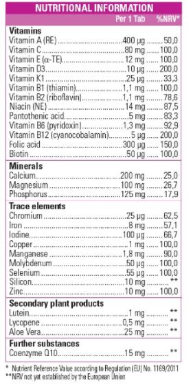 Maddox Pharma Swiss Maddovit Eve+AloeVera-30Serv.-30Tablet