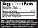 Muscletech Platinum 100%Caffeine-125Serv.-125Tabs.