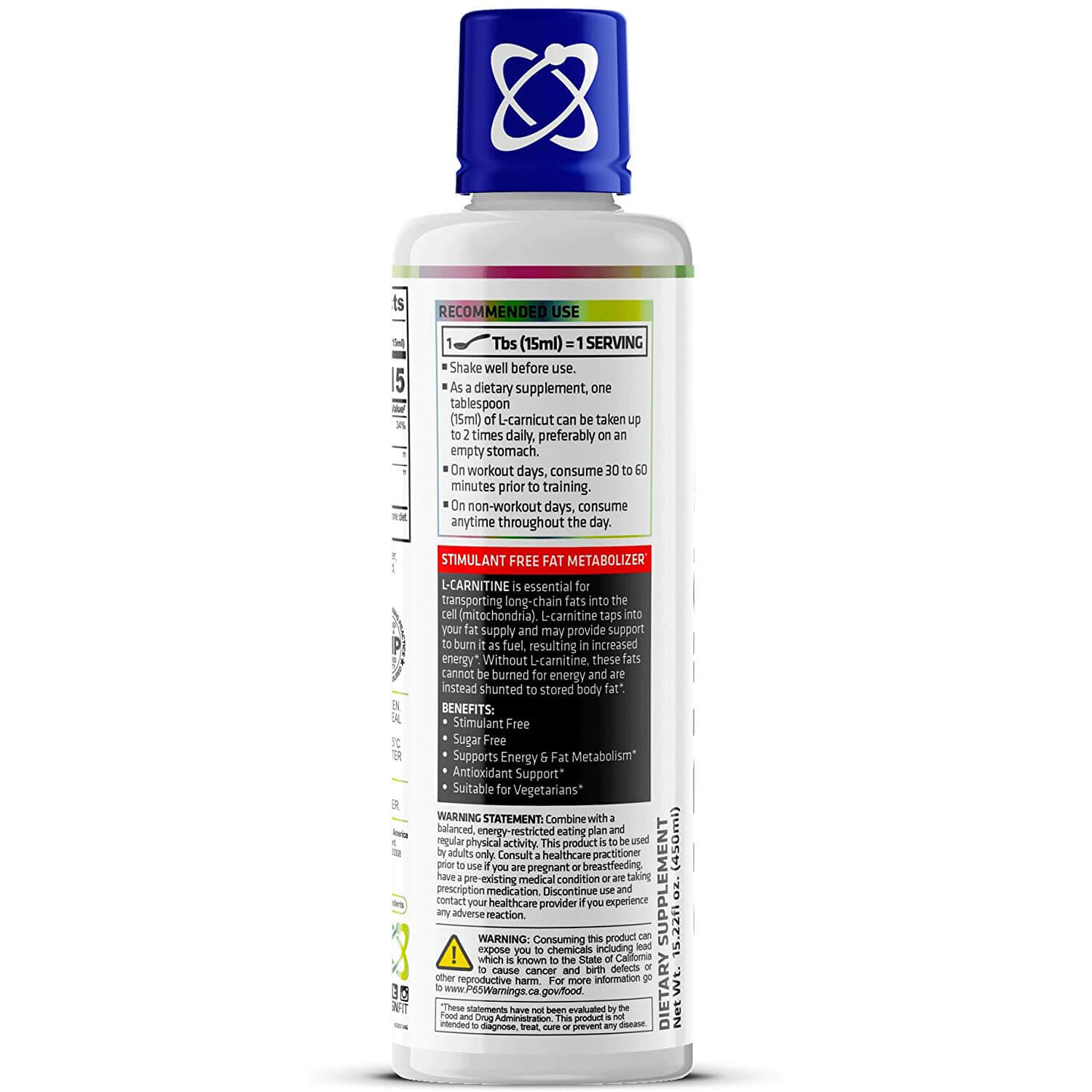 Usn L-Carnicut 3500-30Serv-450Ml-Blue Raspberry