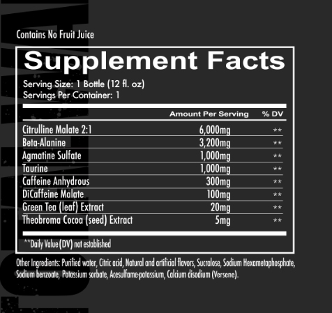 Redcon Total War ready To Drink Pre-workout-355Ml-1Serv.-Strawbberry Mango