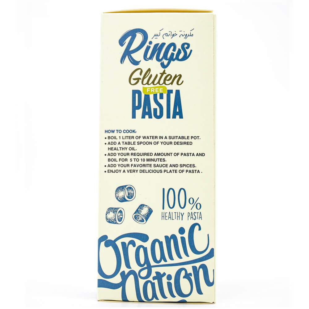 Organic Nation Rings Gluten Free Pasta-350G