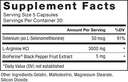 Force Factor L-Arginine 3000Mg.-- 30Serv.-150Cap.