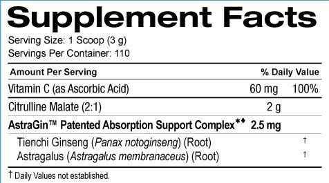 SD Pharmaceuticals  Citrulline Malate 2000-110Serv.-330G facts