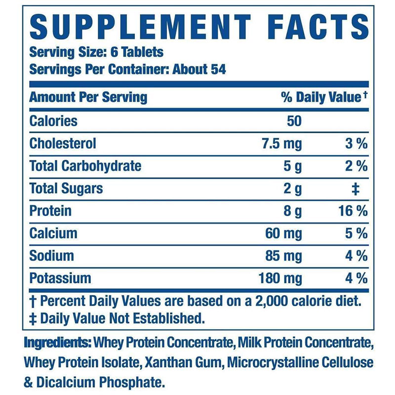 Ronnie Coleman Amino 8000 Protein Tablets-54Serv.-325Tabs