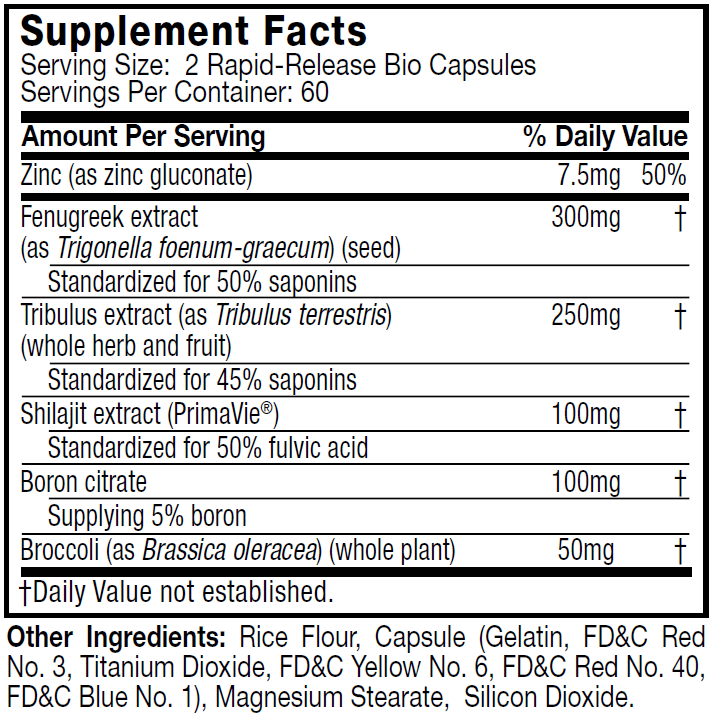 Muscletech Alpha Test-60Serv.-120Caps.