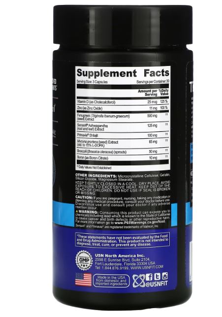 Usn Test GH Test Booster-30Serv.-90Capsules