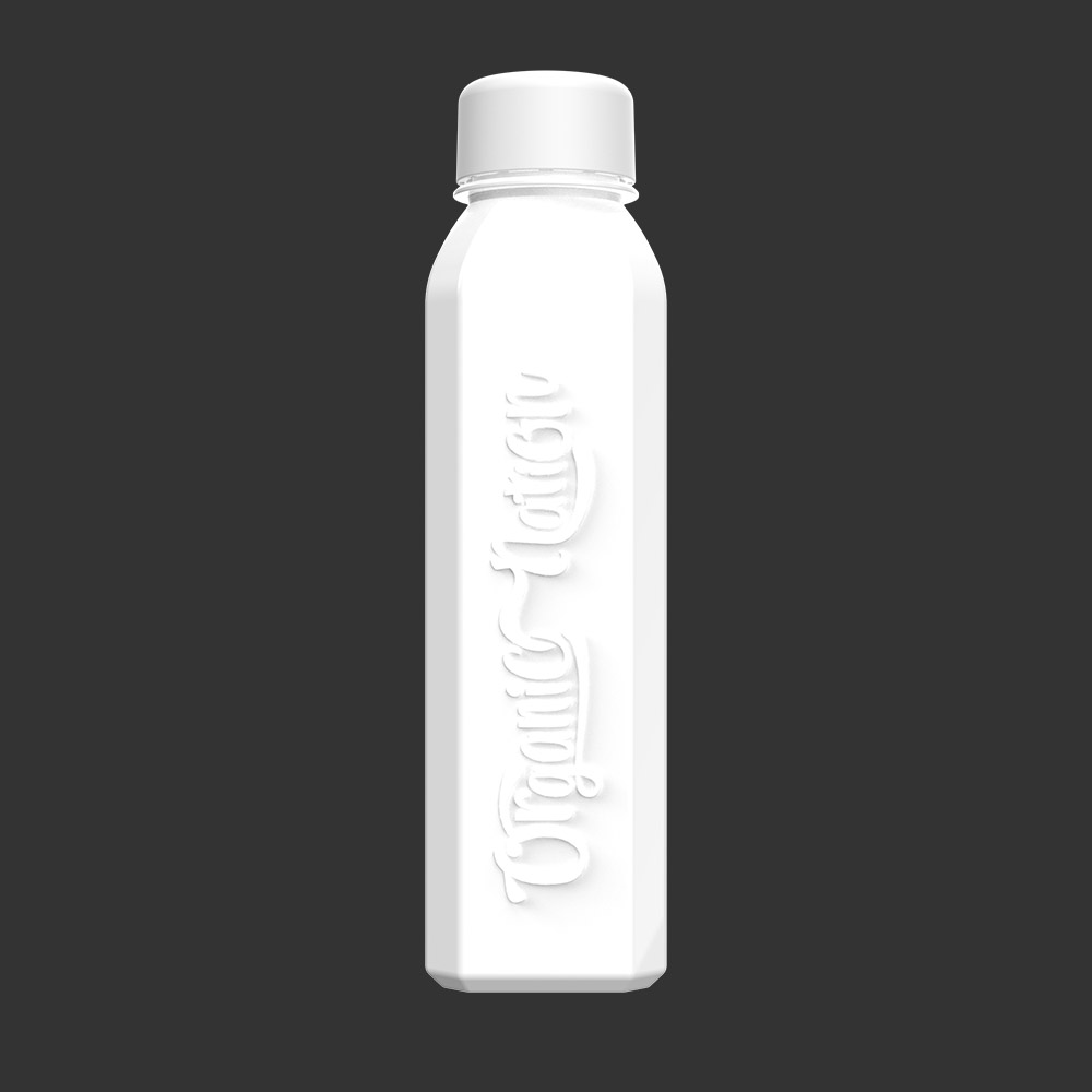 Organic Nation Water Bottle-800Ml.-White
