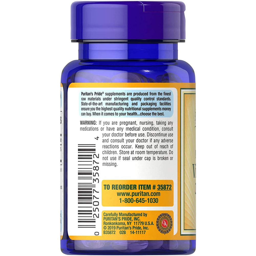 Puritan's Pride Vitamin D3 10000-100Serv.-100Softgels