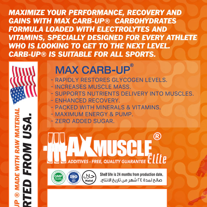 Max Muscle Max Carb Up With Electrolytes-46Serv.-1500G-Watermelon