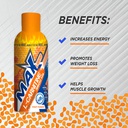 Max Muscle Max Liquid L-Carnitine 3500MG-32Serv.-480Ml-Fruit Punch
