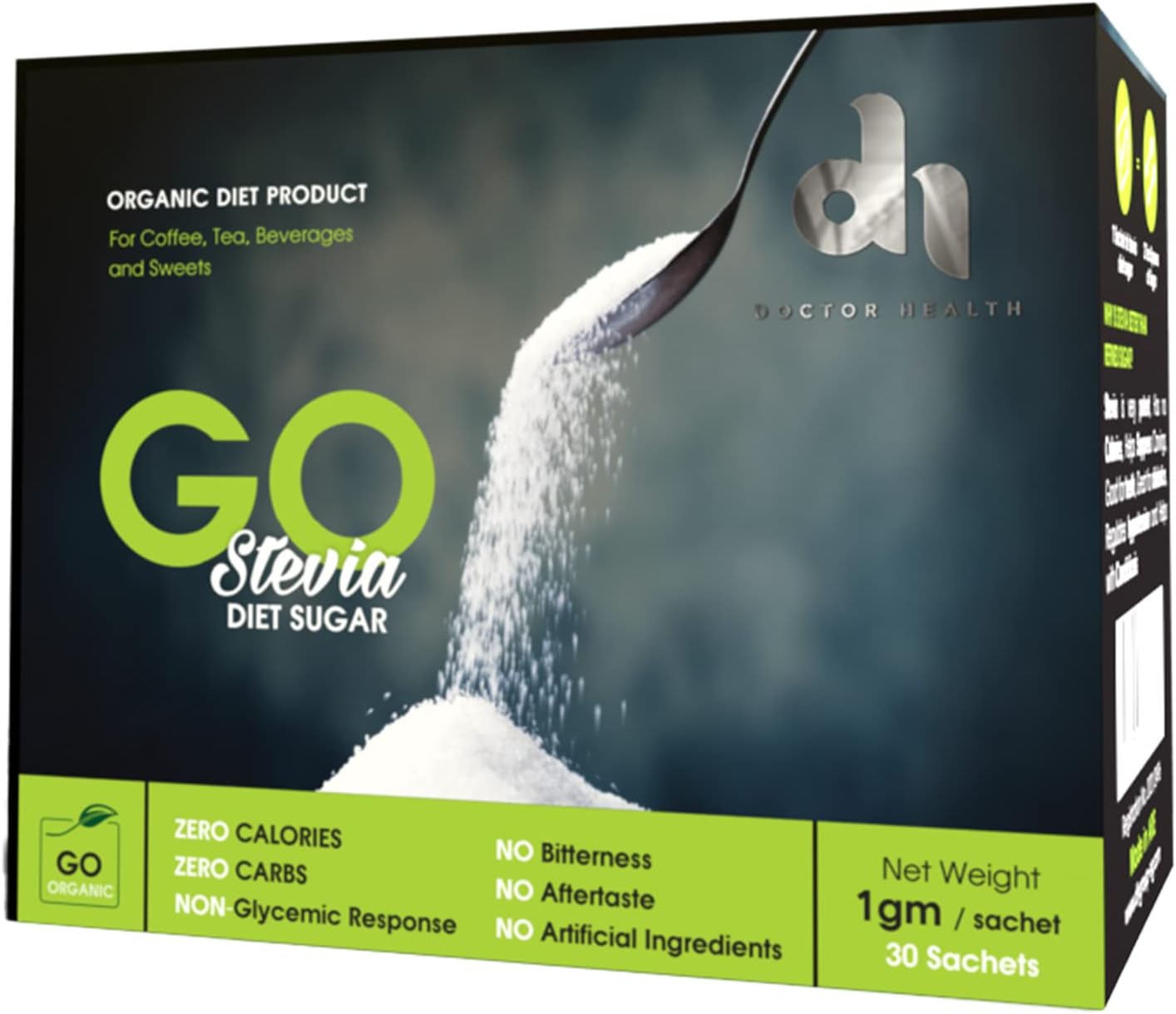 Dr.Health Go Stevia Diet Sugar-30Sachets