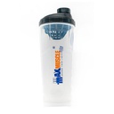 Max Muscle Shaker-1000ml-Clear Black