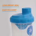 Max Muscle Shaker-1000Ml-Clear Blue