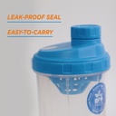 Max Muscle Smart Shaker-550ML-Clear Blue