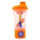 Max Muscle Smart Shaker-550ML-Clear Orange